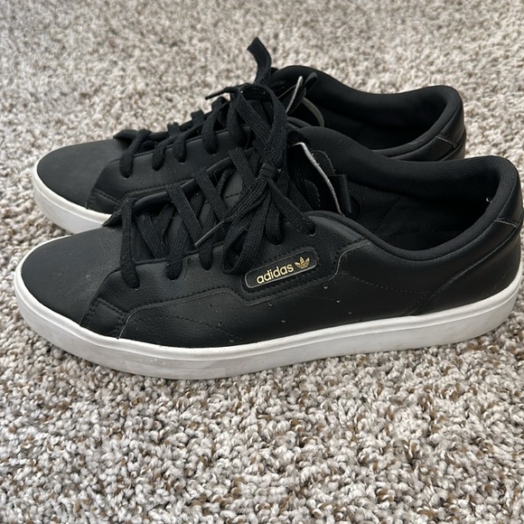 Adidas sleek shoes in size 10. Black - Picture 5 of 8